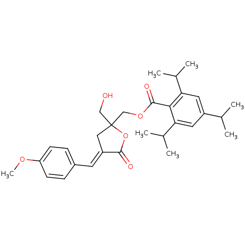 Chemical structure of BindingDB Monomer ID 50244909