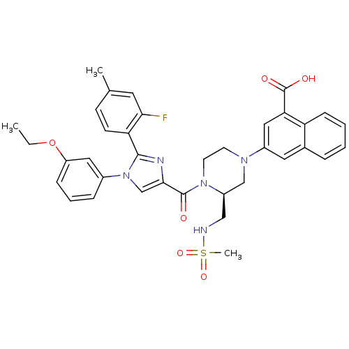 Chemical structure of BindingDB Monomer ID 50245190