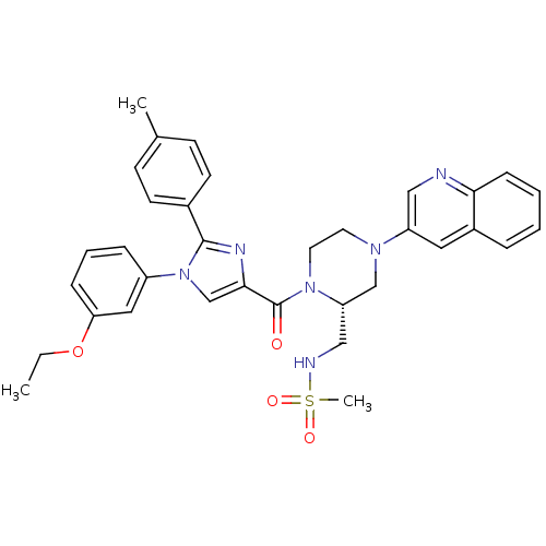 Chemical structure of BindingDB Monomer ID 50245197