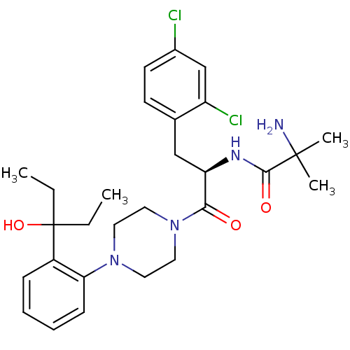 Chemical structure of BindingDB Monomer ID 50245221