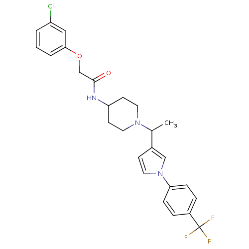Chemical structure of BindingDB Monomer ID 50245489