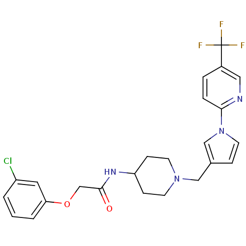 Chemical structure of BindingDB Monomer ID 50245513