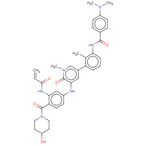 Chemical structure of BindingDB Monomer ID 50245599
