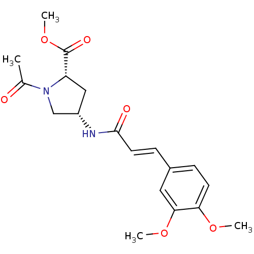 Chemical structure of BindingDB Monomer ID 50247219