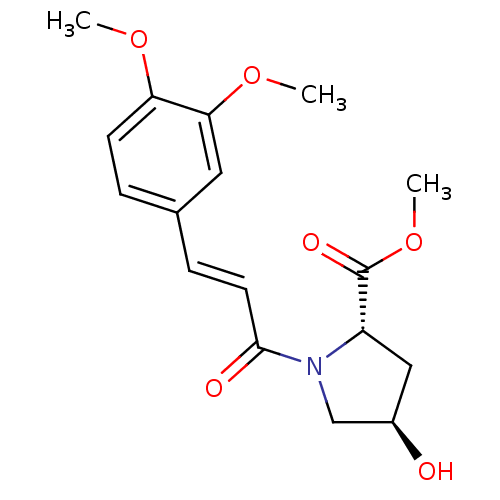 Chemical structure of BindingDB Monomer ID 50247264