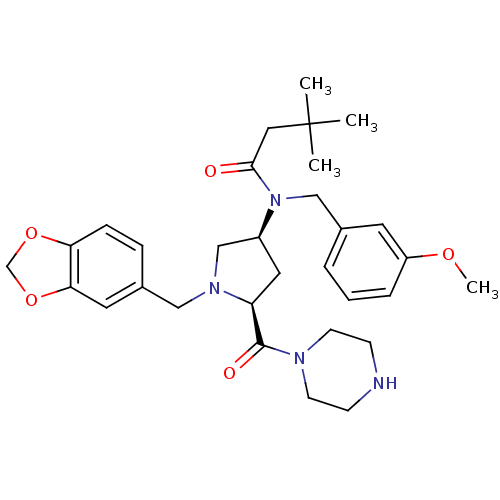 Chemical structure of BindingDB Monomer ID 50249519