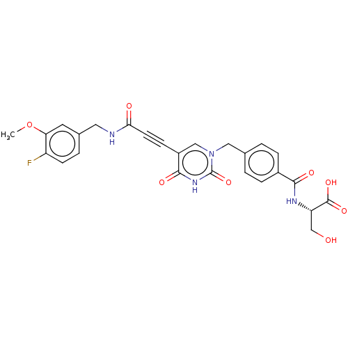Chemical structure of BindingDB Monomer ID 50250172