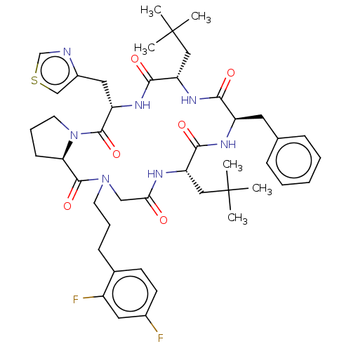 Chemical structure of BindingDB Monomer ID 50250374