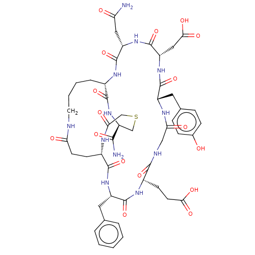 Chemical structure of BindingDB Monomer ID 50250523