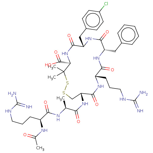 Chemical structure of BindingDB Monomer ID 50250707