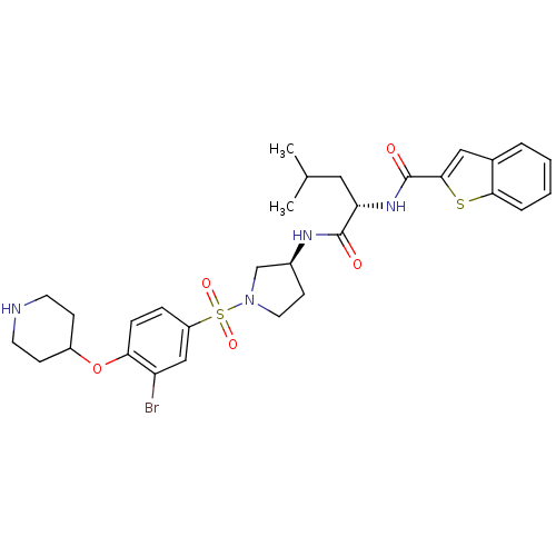 Chemical structure of BindingDB Monomer ID 50252355