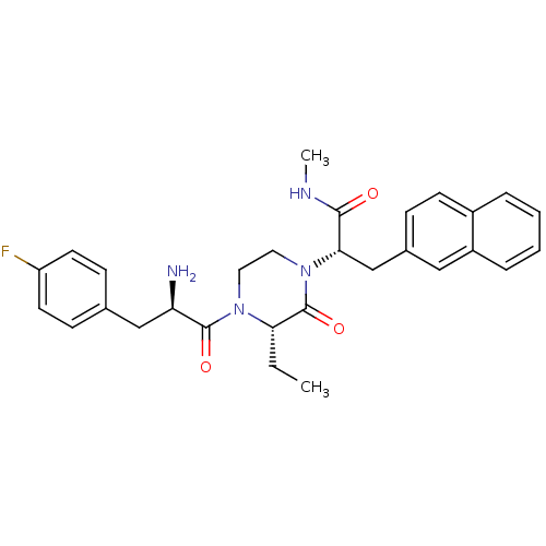 Chemical structure of BindingDB Monomer ID 50253696