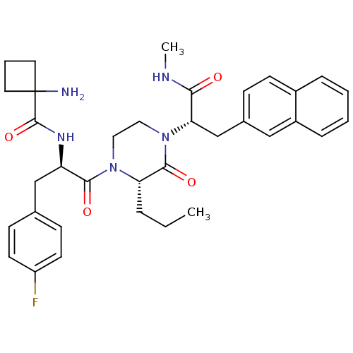 Chemical structure of BindingDB Monomer ID 50253743