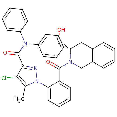 Chemical structure of BindingDB Monomer ID 50254584