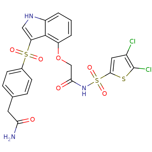 Chemical structure of BindingDB Monomer ID 50254689