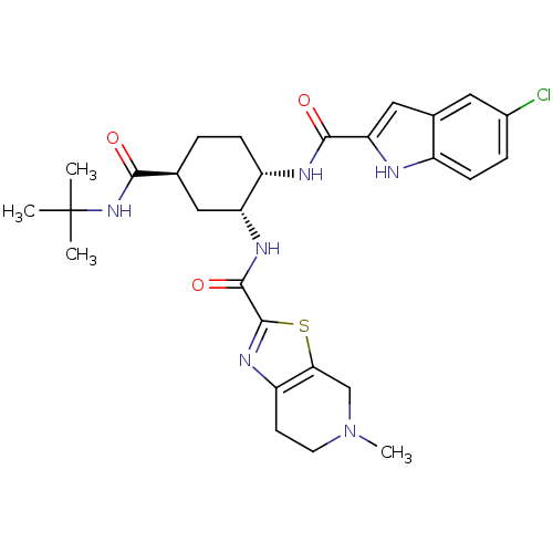 Chemical structure of BindingDB Monomer ID 50255158