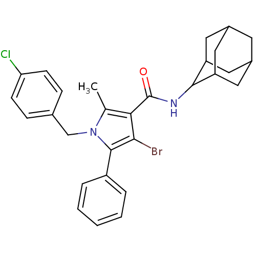 Chemical structure of BindingDB Monomer ID 50255200