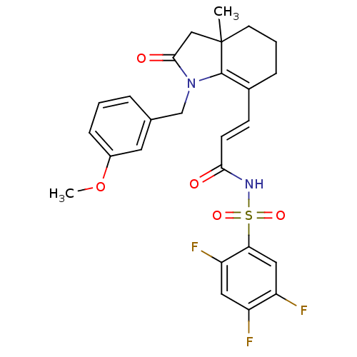 Chemical structure of BindingDB Monomer ID 50255284