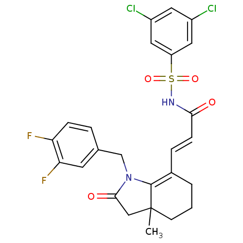 Chemical structure of BindingDB Monomer ID 50255286