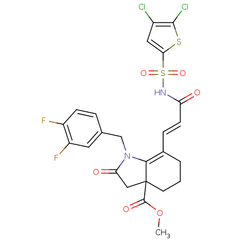 Chemical structure of BindingDB Monomer ID 50255345