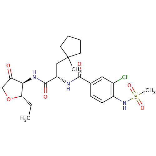 Chemical structure of BindingDB Monomer ID 50255351