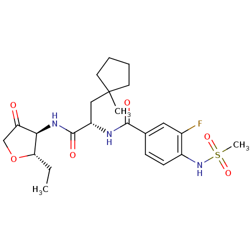 Chemical structure of BindingDB Monomer ID 50255352