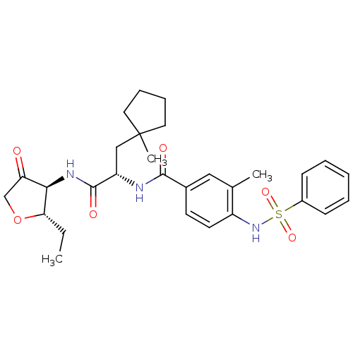 Chemical structure of BindingDB Monomer ID 50255354