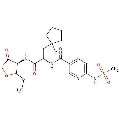 Chemical structure of BindingDB Monomer ID 50255410