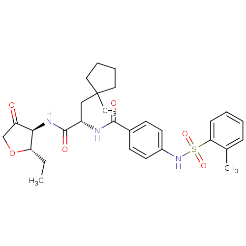 Chemical structure of BindingDB Monomer ID 50255498