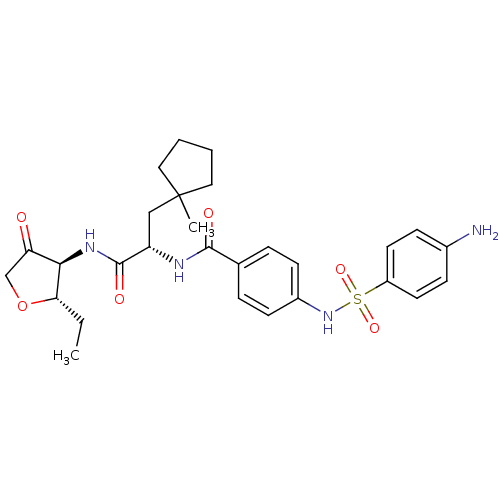Chemical structure of BindingDB Monomer ID 50255499