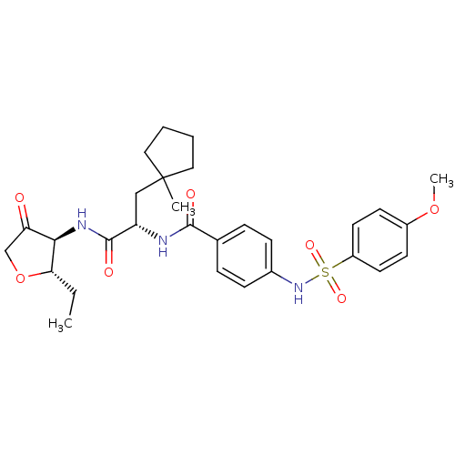 Chemical structure of BindingDB Monomer ID 50255500