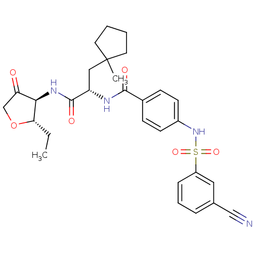Chemical structure of BindingDB Monomer ID 50255571