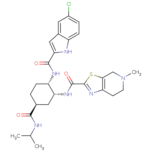 Chemical structure of BindingDB Monomer ID 50255576