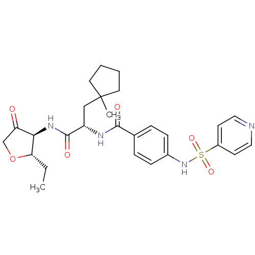 Chemical structure of BindingDB Monomer ID 50255628