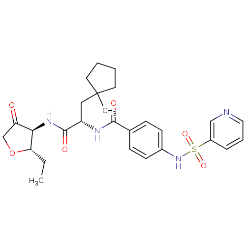 Chemical structure of BindingDB Monomer ID 50255629