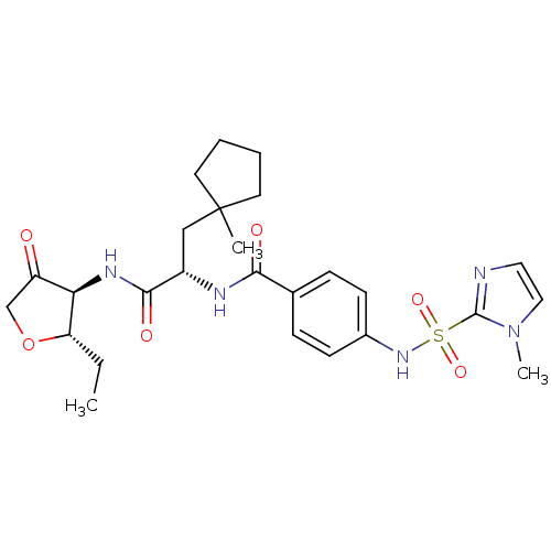 Chemical structure of BindingDB Monomer ID 50255732
