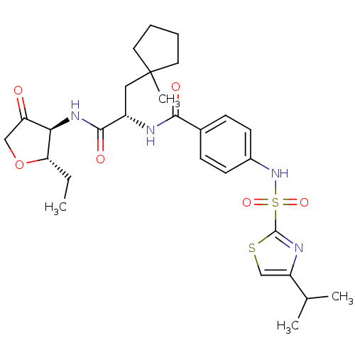 Chemical structure of BindingDB Monomer ID 50255789