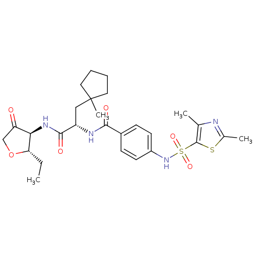 Chemical structure of BindingDB Monomer ID 50255790