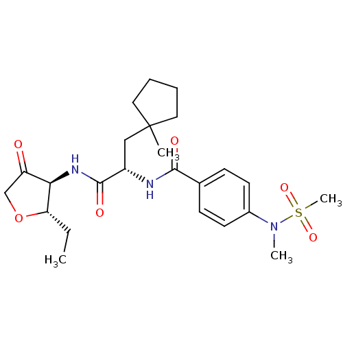 Chemical structure of BindingDB Monomer ID 50255895