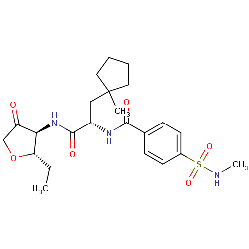 Chemical structure of BindingDB Monomer ID 50255896