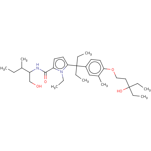 Chemical structure of BindingDB Monomer ID 50256309
