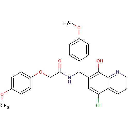Chemical structure of BindingDB Monomer ID 50256313