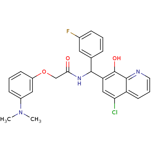Chemical structure of BindingDB Monomer ID 50256500