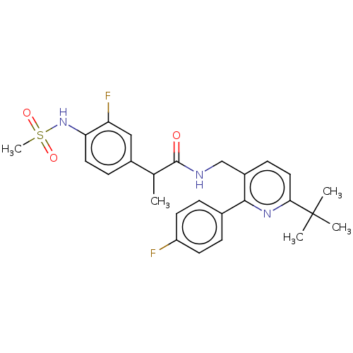 Chemical structure of BindingDB Monomer ID 50256581