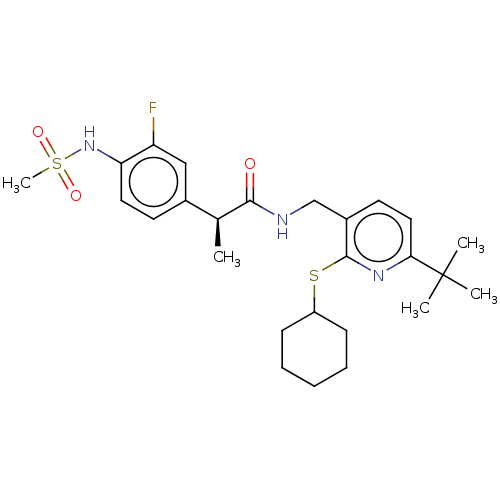 Chemical structure of BindingDB Monomer ID 50256635