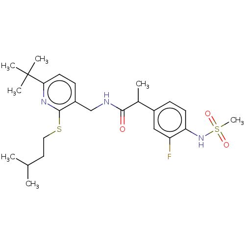Chemical structure of BindingDB Monomer ID 50256644