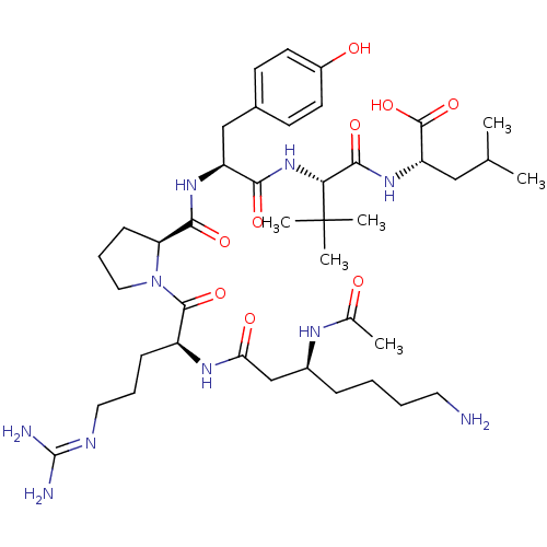 Chemical structure of BindingDB Monomer ID 50257190