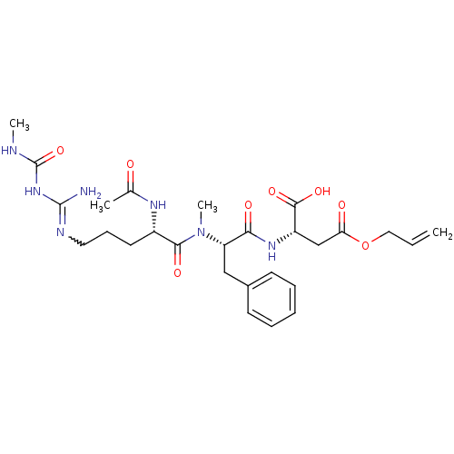 Chemical structure of BindingDB Monomer ID 50257240
