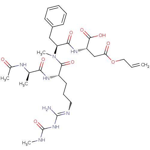 Chemical structure of BindingDB Monomer ID 50257241