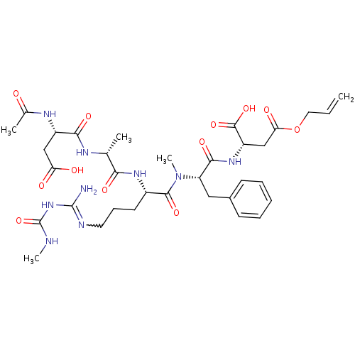 Chemical structure of BindingDB Monomer ID 50257242